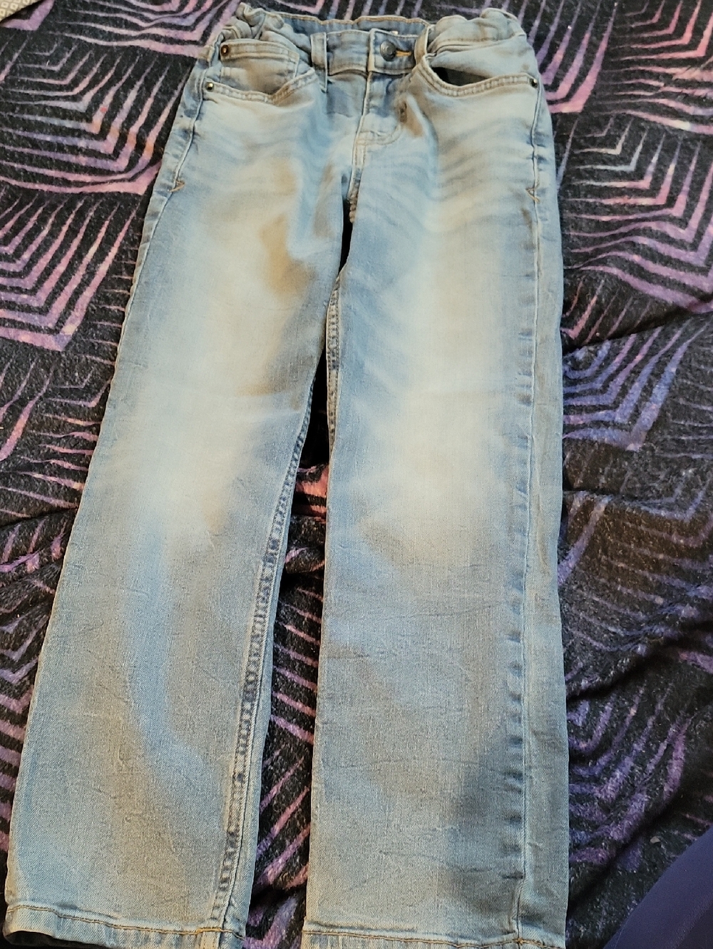 Cat & Jack Light Wash Straight Leg Boys 8 Jeans